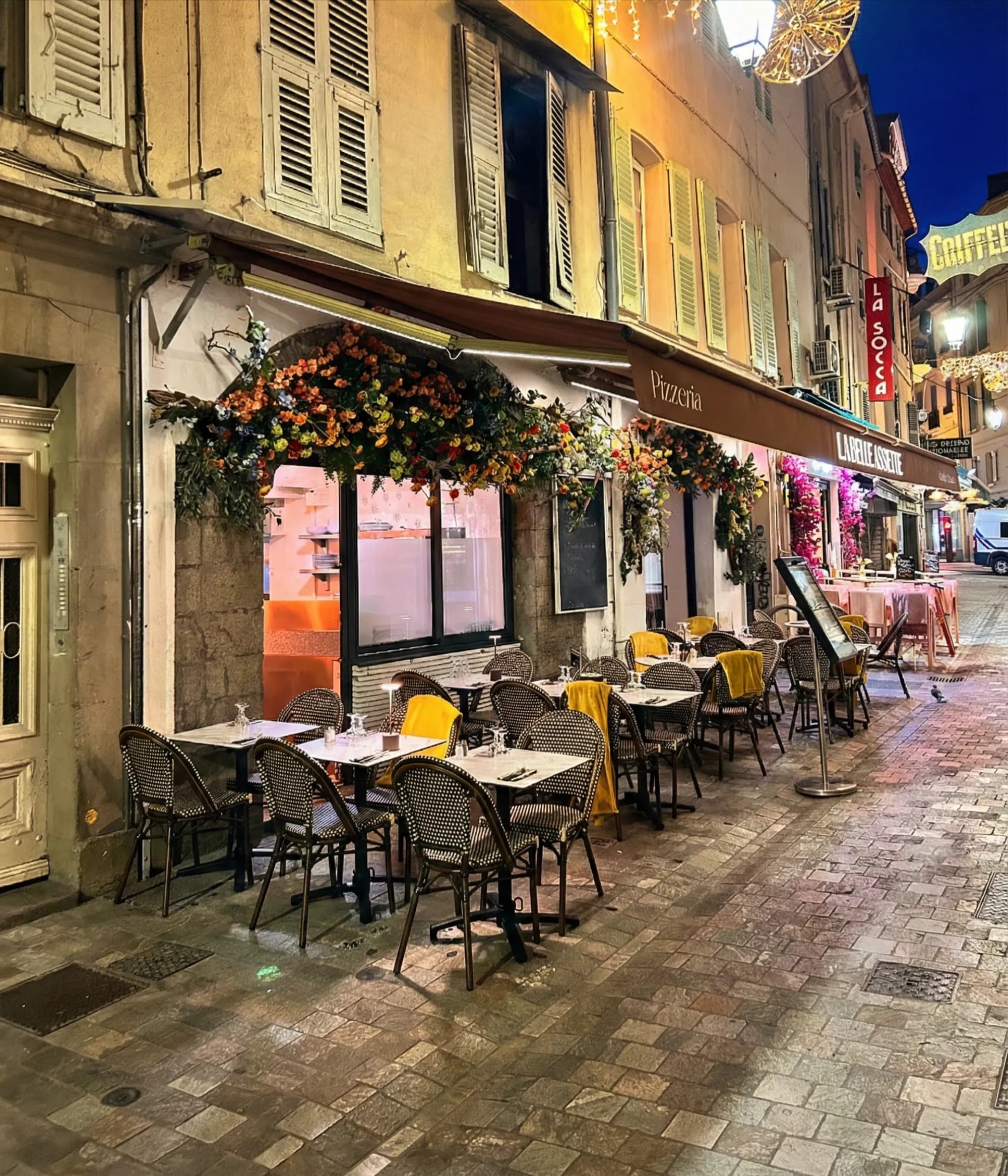 La Belle Assiette restaurant terrace